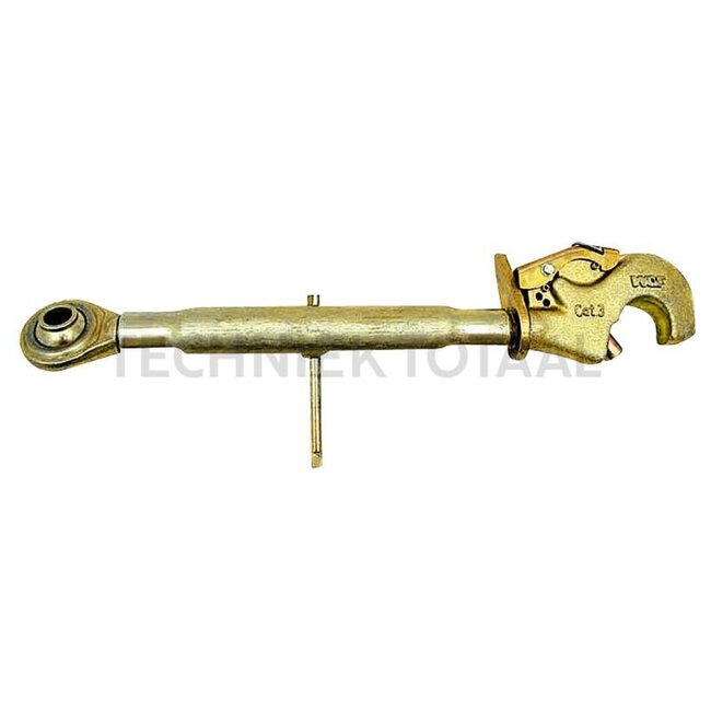 GRANIT Mechanical top link - 20011177 | I: M36 x 3 mm | A cat.: 2 / 25,4 | B cat.: 3 / 32 | C: 360 mm | D: 580 / 900 mm | E: 80 mm | H: 51 mm | Version: Heavy-duty version | Type: Tail hook/ball joint | Top link type: mechanical