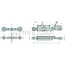GRANIT Mechanische topstang cat. 2/3, 680 - 1000 mm, vanghaak / draadspindel | 11204
