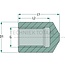 Walterscheid Aanlasmof - 395306215, 1306215 | L1: 68 mm | L2: 52 mm | D1: 50 mm | Draad G: M36 x 3