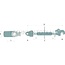 GRANIT Mechanical top link - 200114482 | I: M36 x 3 mm | A cat.: 36,5 | B cat.: 3 / 32 | C: 360 mm | D: 600 / 920 mm | K: 51 mm | L: 63 mm | To fit: Deutz | Type: Tail hook/clevis joint | Top link type: mechanical