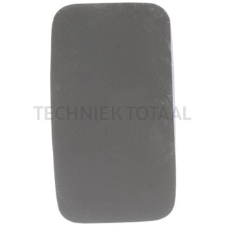 GRANIT Reserveglas spiegel onverwarmd 308 x 176 x 3 mm, radius 1800 mm