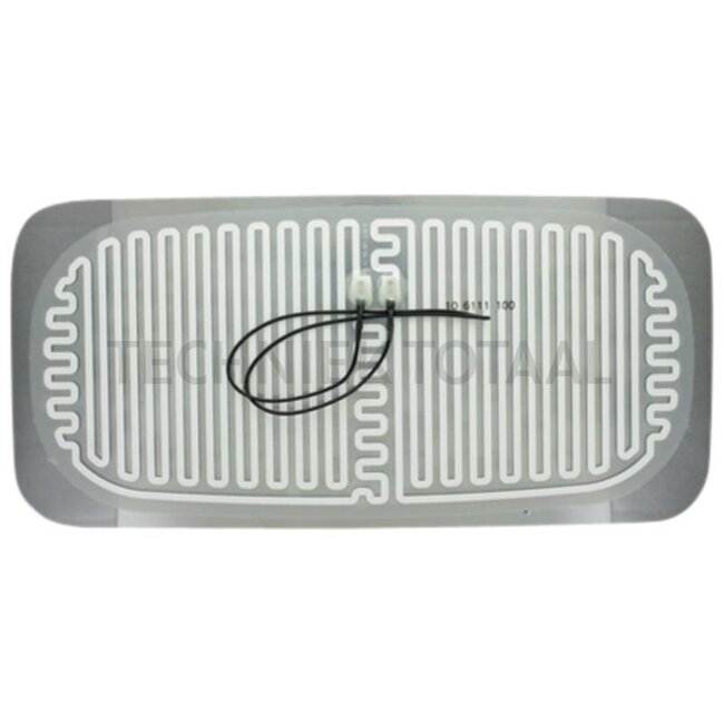 GRANIT Replacement glass, main mirror - 654160485, F198810150030 | Dimensions: 363 x 175 x 3 mm | Version: Heated | Installation location: Right/left | Volts: 12 | Radius of curvature: 1800 mm | To fit: MAN F8/F9 | Application: Replacement glass, main mirror | T