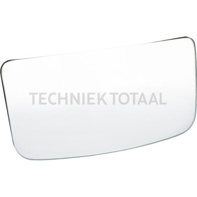 GRANIT Wide-angle replacement glass for 6549990 - 654999001-02 | Dimensions: 185 x 95 mm | Version: Unheated | Installation location: Right/left | Radius of curvature: 300 mm