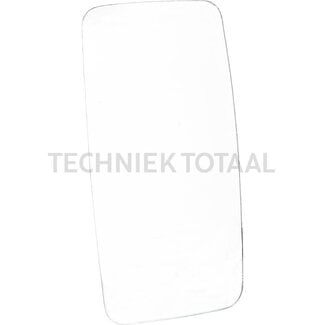 Ersatzglas 375 x 190 mm, unbeheizt, Biegeradius 1800 mm