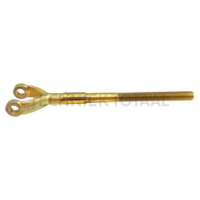 GRANIT Gabelstück links - 71817540, 81802071, C5NNB863A, 83954428, E4NNN673AA | Abmessungen: Länge = 345, Gewinde-Ø = 18,5, Bolzen-Ø = 16 mm