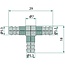 GRANIT T-Stück für Schläuche mit 3-4 mm Innen-Ø - 0009560313, 100.0057.39.00