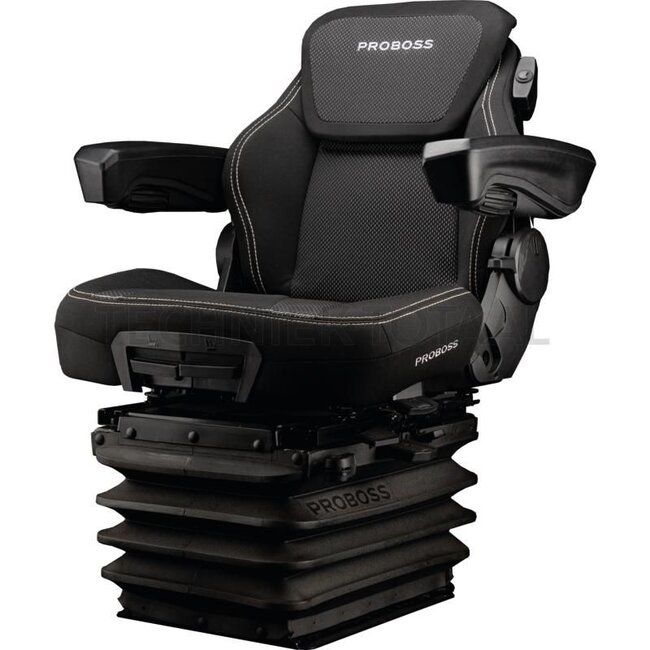 PROBOSS PROBOSS AS4550 - 6948804550 | Boordspanning: 12 V | Bekledingstype: Stof | Zittingcontactschakelaar: optioneel | Spoormaat: 260 mm | Zittingbreedte: 550 mm | Joystickconsole: Optioneel | Stoelverwarming: Ja | Gordelsysteem: Optioneel | Rotatie: Ja | Hoogt
