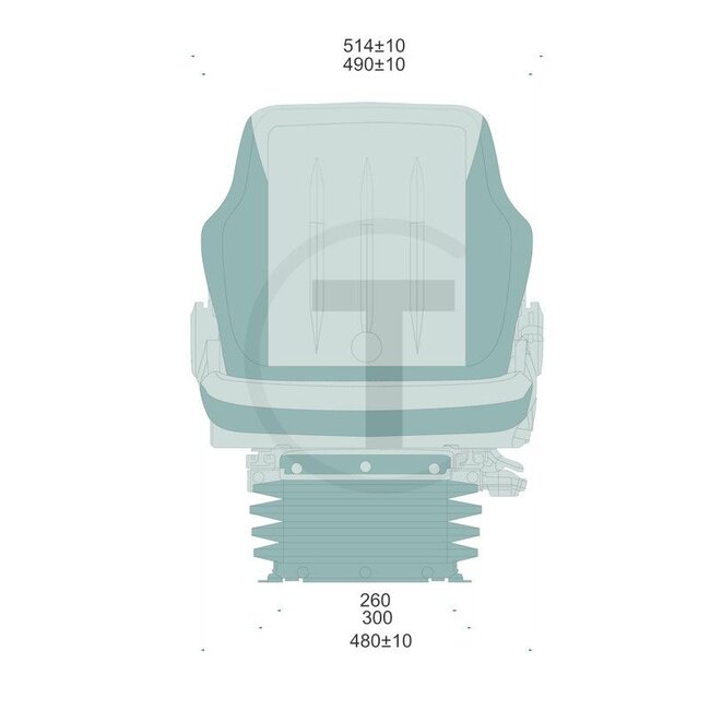 PROBOSS PROBOSS AS4550 - 6948804550 | Boordspanning: 12 V | Bekledingstype: Stof | Zittingcontactschakelaar: optioneel | Spoormaat: 260 mm | Zittingbreedte: 550 mm | Joystickconsole: Optioneel | Stoelverwarming: Ja | Gordelsysteem: Optioneel | Rotatie: Ja | Hoogt