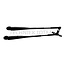 Pantograph wiper arm for screw adaptor - 65499695 | Wiper shaft: tapered = 12, M8 mm | Length: 600 mm | Wheelbase: 60 mm