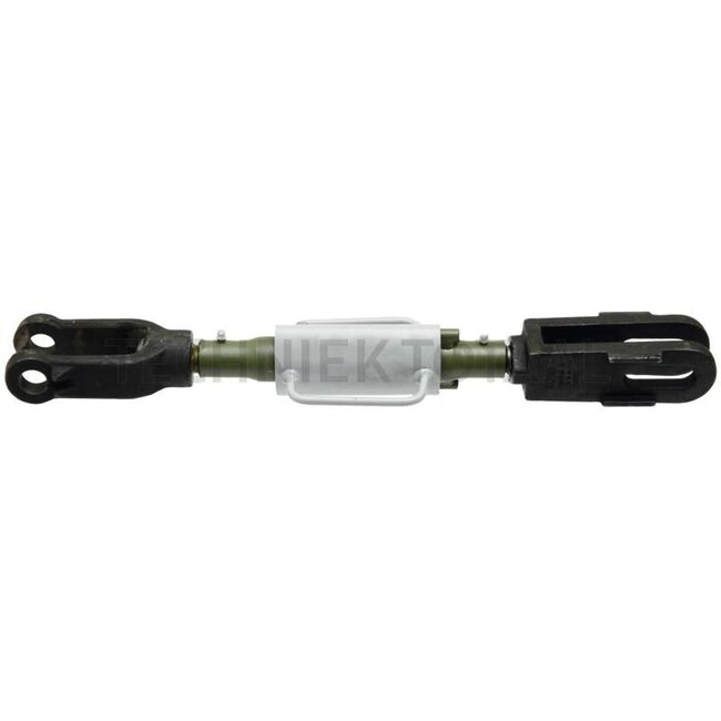 Lifting strut - 71814001, 3670219M92, 40427004, 040427004 | Dimensions: Length = 575 - 675, Ø bottom = 25, Ø top = 24, Clevis inside = 26, Clevis outside = 44 mm