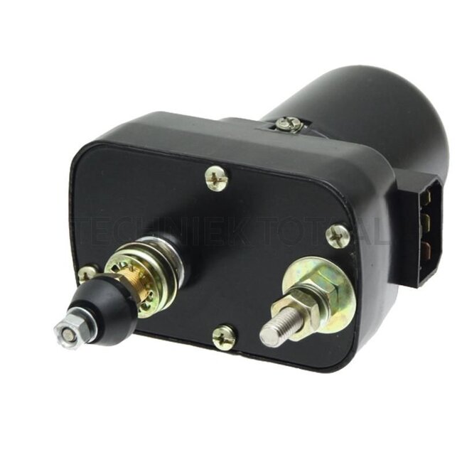 GRANIT Wischermotor ohne angebauten Schalter - 65404026, 04363241, 4439803, 04439803, 390201510, 0390201510 | Volt: 12 | W: konisch 8 x M6 mm | Winkel: 135 Grad | A: 53 mm | B: 34 mm | C: 28 mm | D: M12 x 1 mm | E: 6 mm | F: M8 mm | G: 50-57 mm | Wischblattlänge