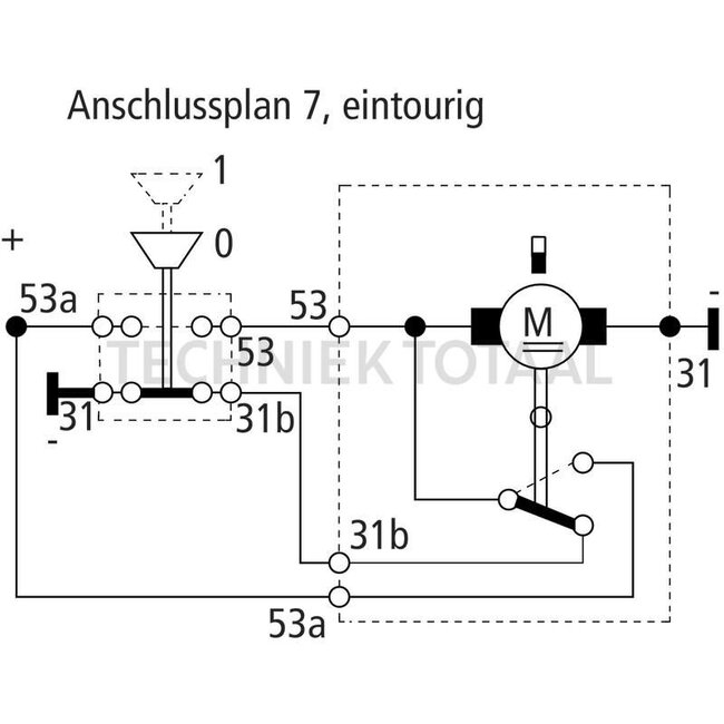 GRANIT Ruitenwissermotor zonder ingebouwde schakelaar - 65416000 | Hoek: 115 ° | Volt: 12 | A: 87 mm | B: 57 mm | C: 55 mm | D: M12 x 1 mm | E: 6 mm | G: 44 mm | F: M5 mm | Omw./min.: 40 | W: konisch 8 x M6 mm | Parkeerstand: links | Ruitenwisserbladlengte max.:
