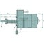 GRANIT Wiper motor - 654900030 | Volts: 12 | W: M6 mm | Angle: 85 ° | A: 115 mm | B: 99 mm | C: 10 mm | D: M10 x 1 mm | G: 45 mm | Ø H: 60 mm | Wiper blade length max.: 575 mm | rpm: 40