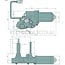 GRANIT Ruitenwissermotor met schakelaar - 654900070 | Hoek: 70 ° | Volt: 12 | A: 69 mm | B: 48 mm | C: 55 mm | D: M16 mm | F: M8 mm | G: 57 mm | W: konisch 8 x M6 mm