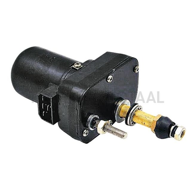 GRANIT Wiper motor Without attached switch - 65404025, 4390385 | Volts: 12 | W: konisch 10 x M8 mm | Angle: 105 ° | A: 70 mm | B: 46 mm | C: 40 mm | D: M12 x 1 mm | E: 20 mm | F: M5 mm | G: 50 mm | Wiper blade length max.: 750 mm | Park position: Left | rpm: 40
