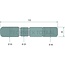 Draadstang voor stelinrichting - 71802072, 299607A1, I299607A1 | Afmetingen: 27 x 155 mm