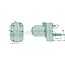 GRANIT Ruitenwissermotor met aangebouwde schakelaar - 65402029, 1328080C91, 1328080C1 | Hoek: 115 ° | Volt: 12 | A: 53 mm | B: 34 mm | C: 28 mm | D: M12 x 1 mm | E: 6 mm | F: M8 mm | G: 57 mm | W: konisch 8 x M6 mm
