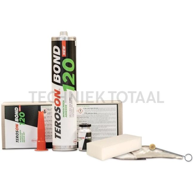 GRANIT Repair set A complete set consists of: Polyurethane direct glazing sealant, Terostat primer, woollen wiper, application nozzle, cleaner, cleaning cloth and instructions. (Nozzle pliers not included) - 65016883B, 2669221 | Contents: - Polyurethane direct g