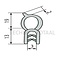 GRANIT Raamrubber - 5 stuks - 654921351/5