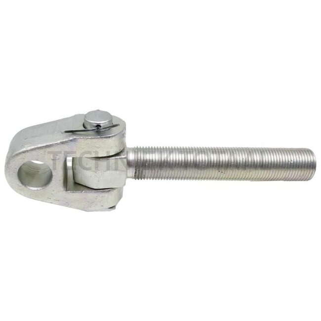 GRANIT Fork joint head - 200120229 | I: M36 x 3 mm | C: 220 mm | A: 28,4 mm | D: 87 mm | E: 51 mm | d1: 28 mm | B: 190 mm | Version: Right-hand thread