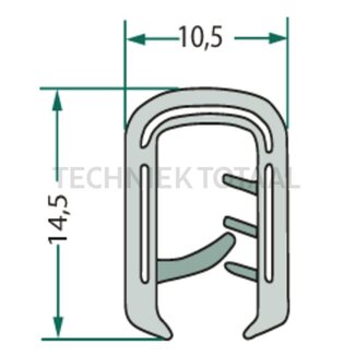 GRANIT Rubber seal - 5 meters