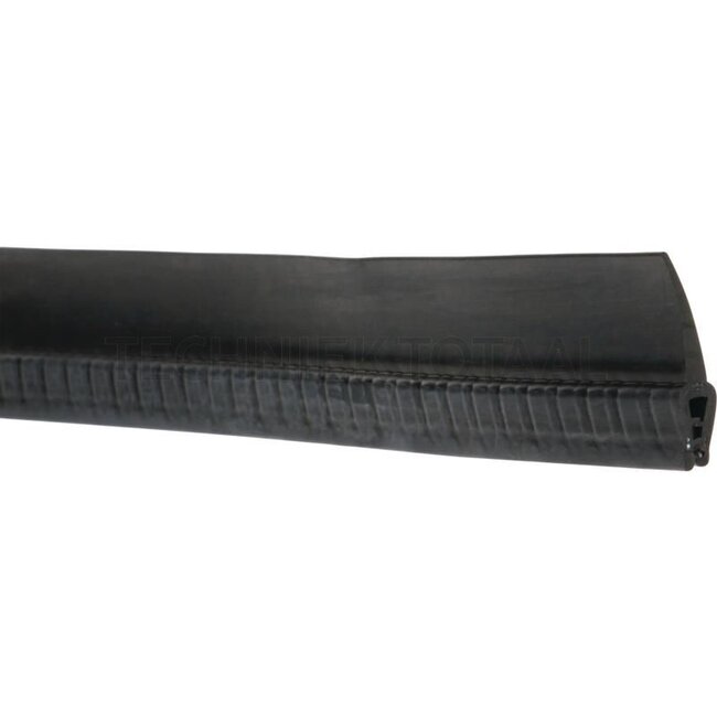 GRANIT Rubber seal - 654A1500 | Clamping range: 1 - 2,5 mm | Length: 1 m | B: 8,8 mm | H: 33 mm