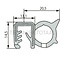 GRANIT Rubber seal - Clamping range (mm): 45447. Length (m): 1. B (mm): 27,1. H (mm): 14,5 - 3476186M1