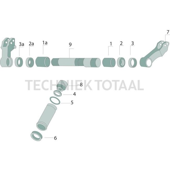 GRANIT Afdichtring zuiger 110 x 114 x 4 mm Fiat, Ford, New Holland - 5125941