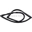 GRANIT Sealing profile for side window right/left - 65406289, 178810010040 | Description: für Seitenscheibe rechts/links