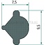 Füllkeder - 5 Stück - 654910023/5 | Länge: 5 m | B: 7,5 mm | H: 9,5 mm