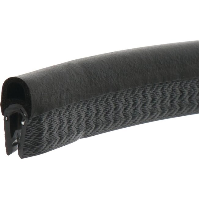 GRANIT Rubber seal - 654A1102 | Clamping range: 1 - 4 mm | Length: 1 m | B: 10,4 mm | H: 21 mm