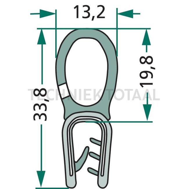 GRANIT Raamrubber - 654A1104/4