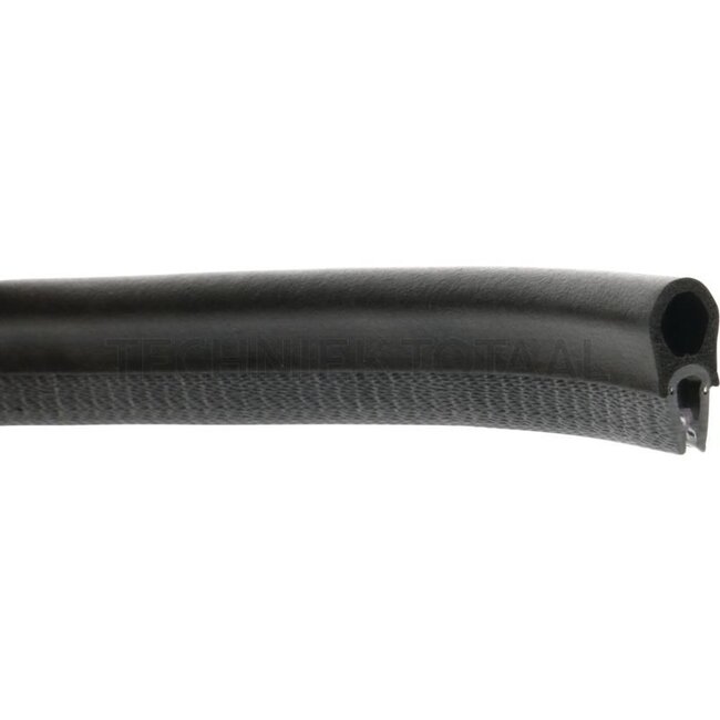 GRANIT Rubber seal - 654A1117 | Clamping range: 1 - 4 mm | Length: 1 m | B: 12,7 mm | H: 27,5 mm