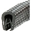 GRANIT Rubber seal - 25 pcs. - 654A2051/25 | Clamping range: 1 - 3 mm | Length: 25 m | B: 9 mm | H: 11,8 mm