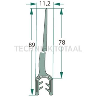 GRANIT Raamrubber - 5 meter