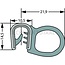 GRANIT Rubber seal - 5 pcs. - 654A2254/5 | Clamping range: 2 - 5 mm | Length: 5 m | B: 27,15 mm | H: 14,5 mm