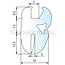 GRANIT Raamrubber - 15 stuks - 654B1114/15