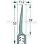 GRANIT Dichtgummi - Klemmbereich (mm): 45384. Länge (m): 1. B (mm): 11,2. H (mm): 50