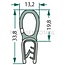 GRANIT Raamrubber - 5 stuks - 654A1104/4/5