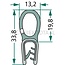 GRANIT Raamrubber - 5 stuks - 654A1104/4/5