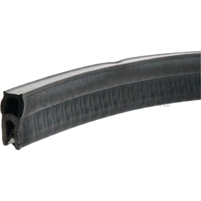 GRANIT Rubber seal - 5 pcs. - 654A1513/5 | Clamping range: 1 - 3 mm | Length: 5 m | B: 9,3 mm | H: 21 mm