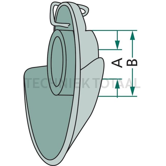 GRANIT Fangprofil Kat. 3, ohne Kugel - 200111255, 80006064, 080006064 | Kategorie: 3 | Ausführung: Standard | A: 37 mm | B: 56 mm | Beschreibung: Granit Standard Kugeln bestehen aus gehärtetem Manganchrom-Stahl, 16MnCr5. | Menke-Nr.: 29027