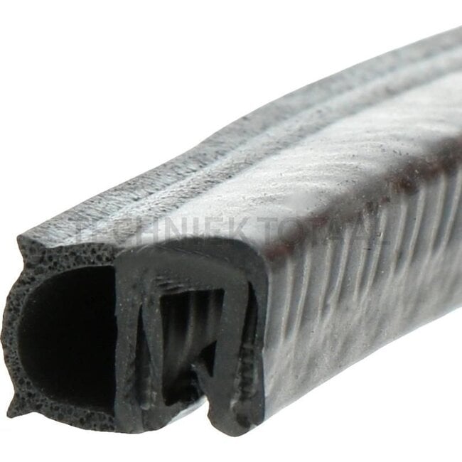 GRANIT Rubber seal - 5 meter - 654A2533/5 | Clamping range: 1 - 2,5 mm | Length: 5 m | B: 8,8 mm | H: 10 mm