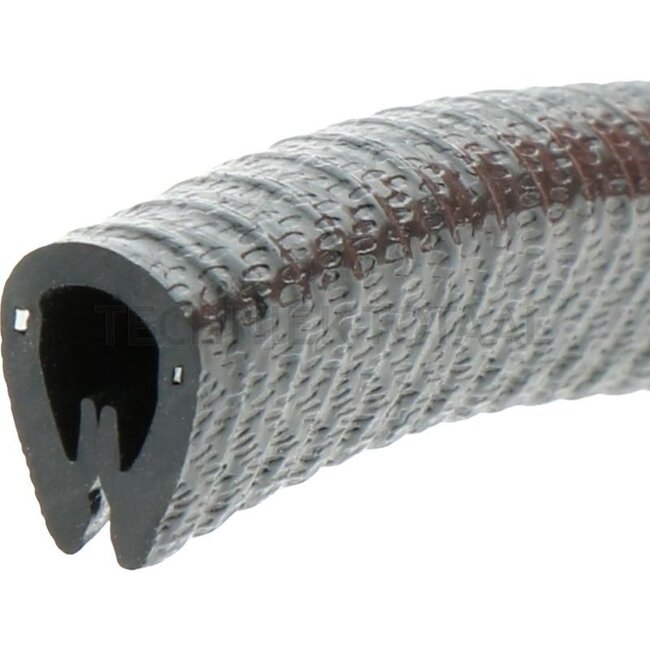 GRANIT Rubber seal - 654A3007 | Clamping range: 1 - 4 mm | Length: 1 m | B: 10 mm | H: 13 mm