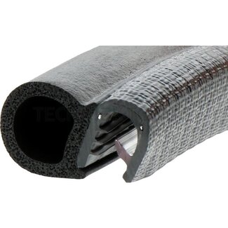 GRANIT Raamrubber klembereik 2 - 5 mm, b 27,15 mm, h 14,5 mm - 1 meter