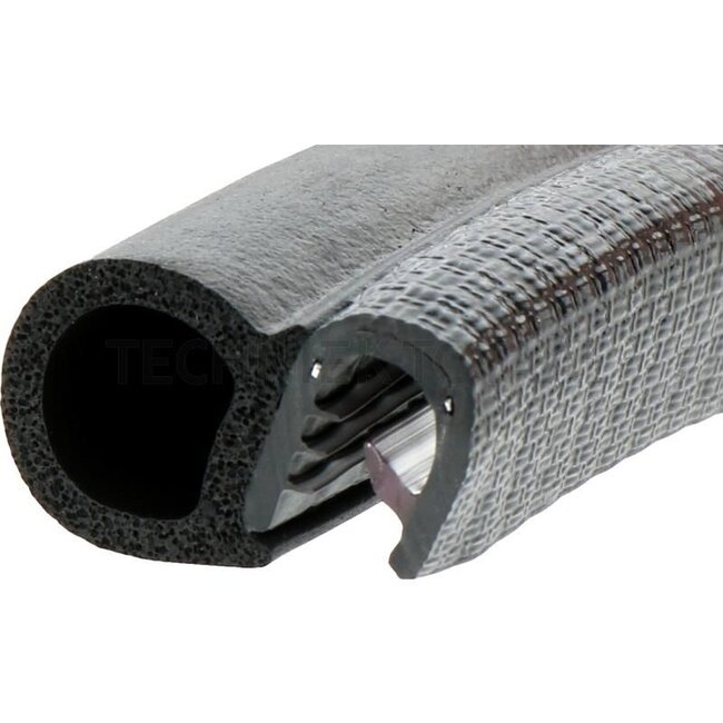 GRANIT Dichtgummi - 654A2254 | Klemmbereich: 2 - 5 mm | Länge: 1 m | B: 27,15 mm | H: 14,5 mm