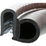 GRANIT Rubber seal - 5 pcs. - 654A2255/5 | Clamping range: 1 - 4 mm | Length: 5 m | B: 25 mm | H: 16 mm