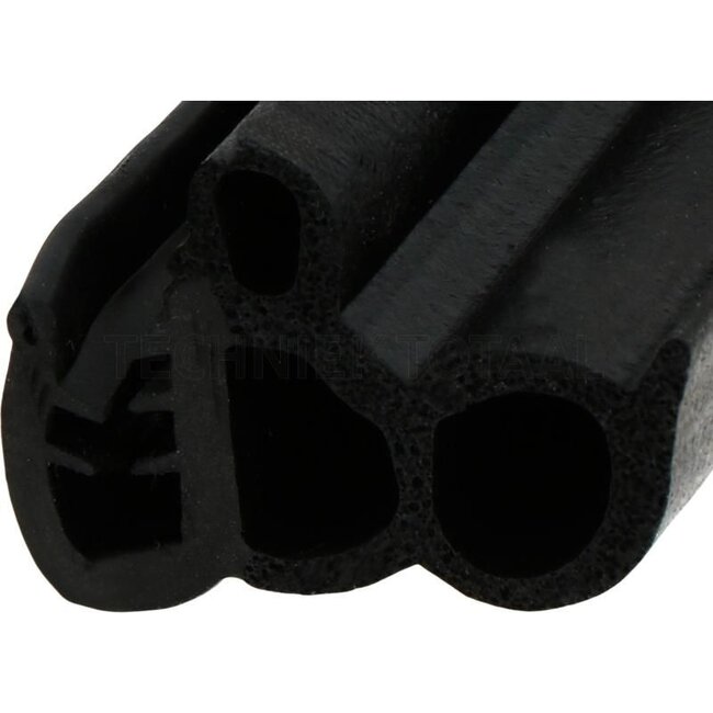 GRANIT Rubber seal - 5 meter - 654A2548/5 | Clamping range: 1,5 - 3,5 mm | Length: 5 m | B: 26,5 mm | H: 16 mm