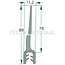 GRANIT Rubber seal - 654A3655 | Clamping range: 2 - 4 mm | Length: 1 m | B: 11,2 mm | H: 89 mm