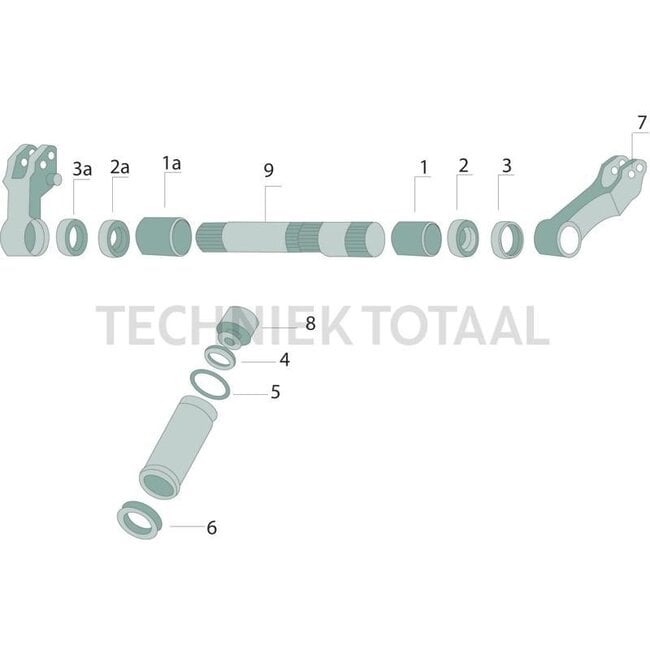 GRANIT Dichtung Hubarmwelle 54 x 3,2 mm Massey Ferguson 133-7719/S | 359136X1